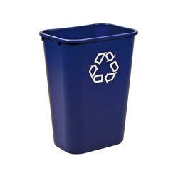 Contenedor Escritorio para Reciclar Grande con el Logotipo universal de reciclaje capacidad 39 lt 